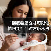 “到底要怎么才可以让他回头？”对方听不进劝怎么办？（图2）