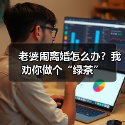 老婆闹离婚怎么办?我劝你做个“绿茶”(图1) 老婆闹离婚怎么办?我劝你做个“绿茶”(图1)