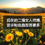 现在的二婚女人结婚,要求和套路反而更多(图3) 现在的二婚女人结婚,要求和套路反而更多(图3)